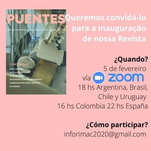 aeimtc's tweet photo. Os presentamos la Revista “Puentes” del Grupo Iberoamericano de MT en Áreas Críticas, en la que nuestras socias Sheila Pereiro y Elo Belt representan al Instituto MAP
¡la presentación este VIERNES a las 22 hora peninsular! https://t.co/kw4pNrMB4V https://t.co/X4eGigxe42