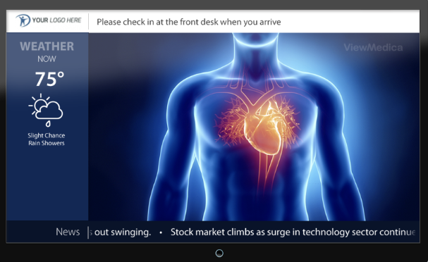 ViewMedica's tweet photo. With doctor's offices opening back up, it's a good time to look into updating your waiting room education. #VMcast is our waiting room TV solution that allows you to create your own ad-free television loops. Click here to learn more: https://t.co/ej03S0no0V https://t.co/IevXkagXlZ
