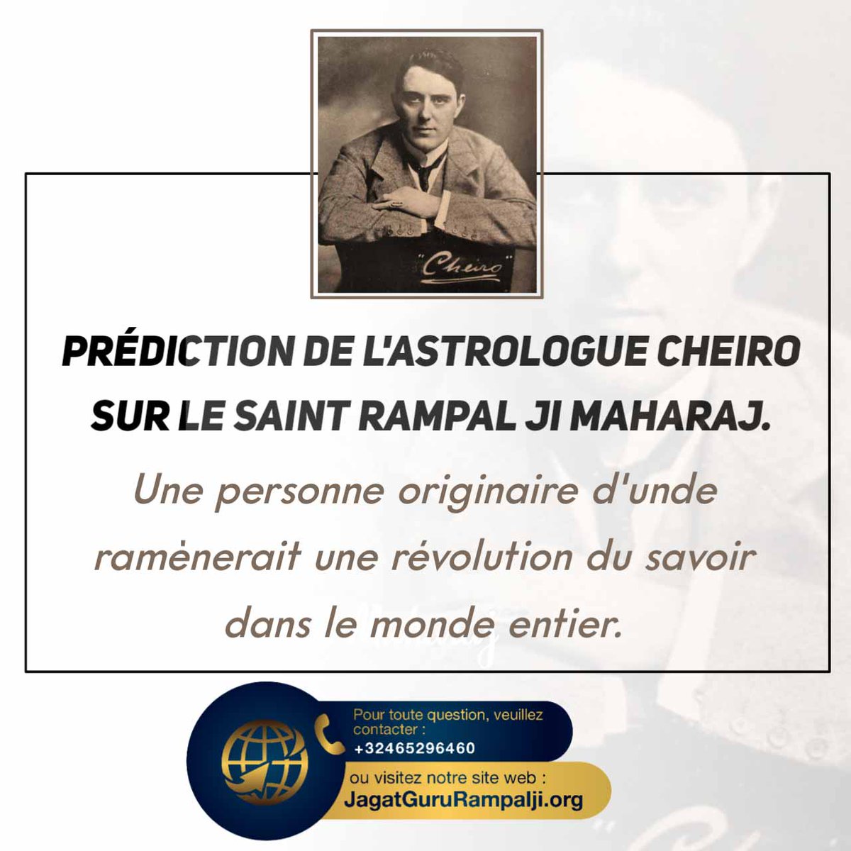 Nistha_khare's tweet photo. @FranckenTheo @SammyMahdi Prédiction de Vegiletin sur Saint Rampal Ji Maharaj.

Une nouvelle civilsation basée sur la paix et la fraternité, Originaire de l'inde, donnerait naissance à la paix et au contentement dans le monde entier. https://t.co/mW81AdbhaO