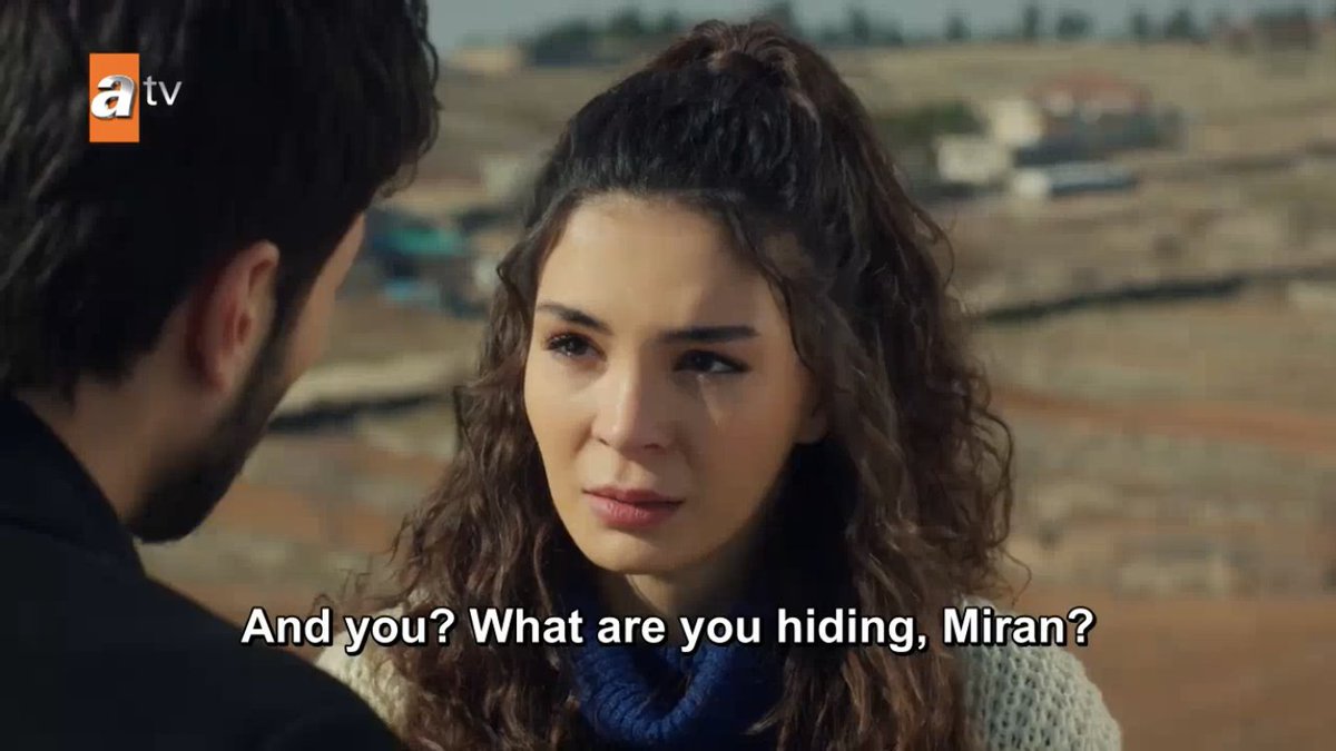 This is the final stage of their development, to learn that hiding painful truths is not protection, but the opposite. But it is huge progress that they both know the other is hiding something, but are in fact CHOOSING to trust that the other has good reasons for it  #Hercai