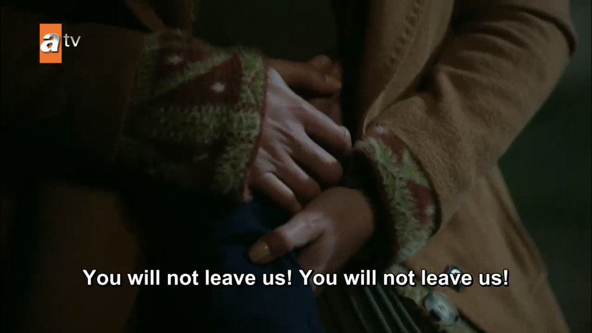 They’re both scared. It’s not only their lives on the line now, they will have a child. Reyyan has been fearing this entire season that she will lose Miran, and every time she comes closer to that reality you can see how she hardens. At some point she will snap.  #Hercai