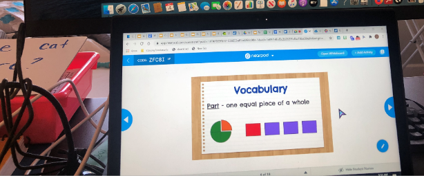 JuliaReichel3's tweet photo. Today we used Nearpod to start our fraction unit! The students loved being able to use the drawing tool to show me equal shares!  @SullyES_LCPS https://t.co/tYRAPEdvPL