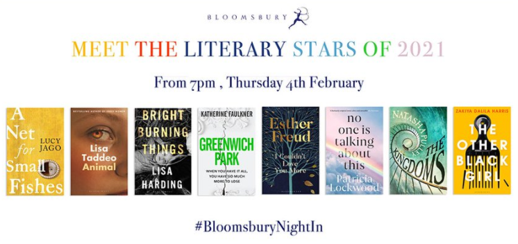 HannahMoney14's tweet photo. Just finished Bloomsbury Spring Fiction Highlights. Wonderful evening with interviews and readings from the authors. Thanks you @BloomsburyBooks for organising this despite Covid, can't wait for these next line of books to come out! #BloomsburyNightIn https://t.co/LJbBSan34j