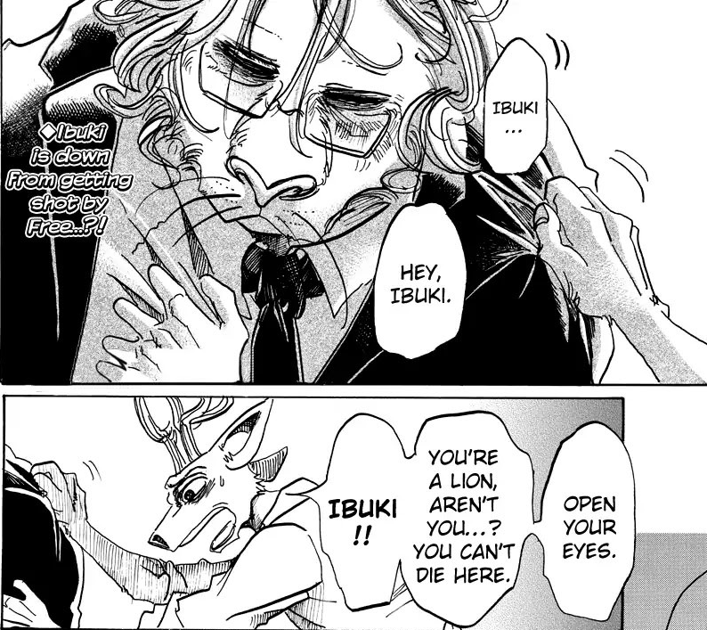 the saddest part of beastars is Ibuki's death change my mind