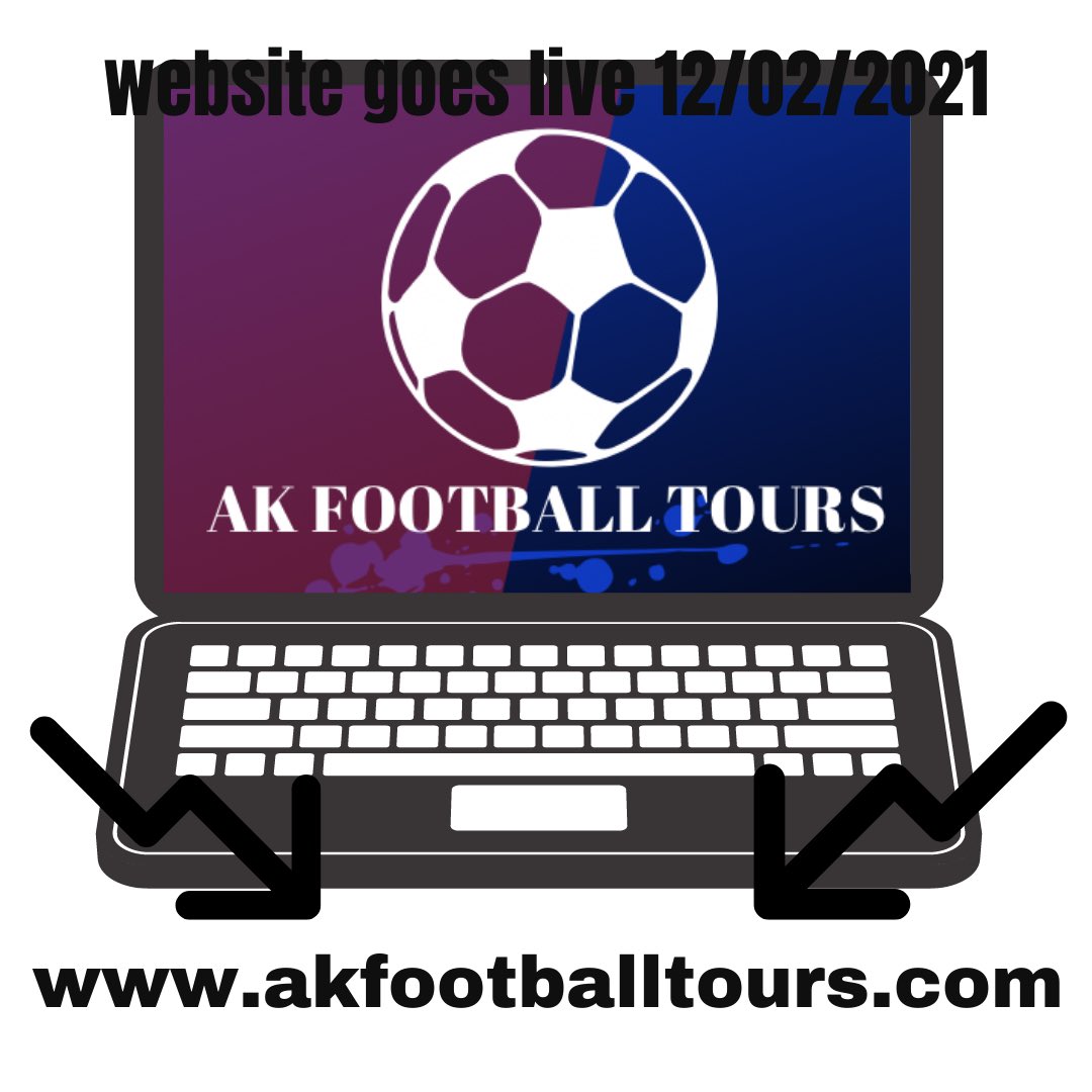 🚨 EXCITING NEWS !! 🚨

AK Football Tours website goes ‘live’ next Friday 🎉🎉

Can’t wait to share it with you all and hopefully be of service to you in the near future 🙌🏻