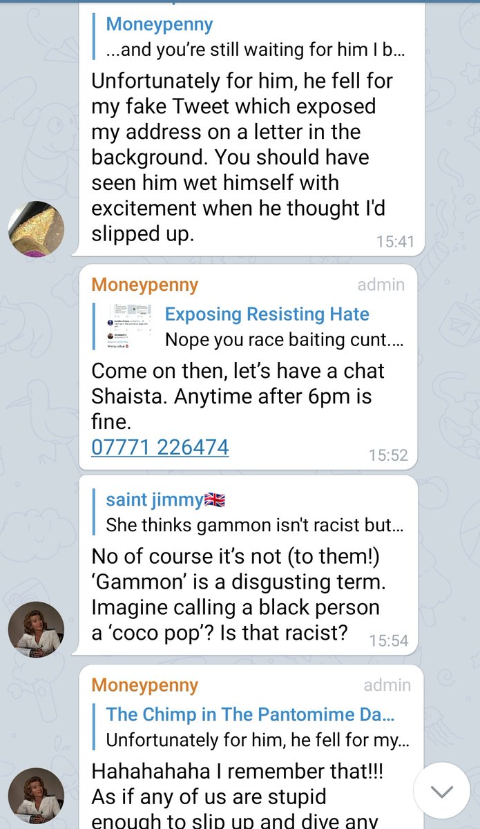 That day was the mother of all days. Some man part of that group decided to come on MY profile and harass me ALL day. So I thought to myself. No. If you want to talk to me give me your number. I asked him repeatedly give me your number. He wouldn't...Until....