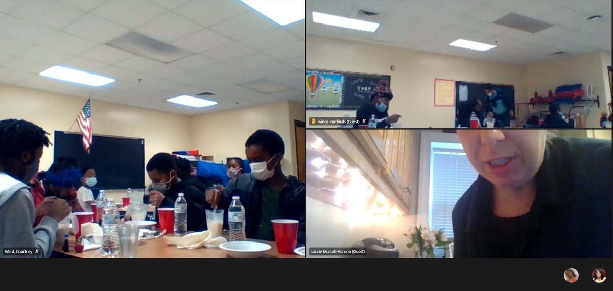 interveningLADY's tweet photo. Our students learning how to make CHEESE with @uga_fulton_ext and @4H 
@heritageprin @elenagilmoreHES  @afrazier100  @interveningLADY  @STEMSLC  #HERITAGEVIRTUALSTEMNIGHT https://t.co/W6Rw5o8uvA
