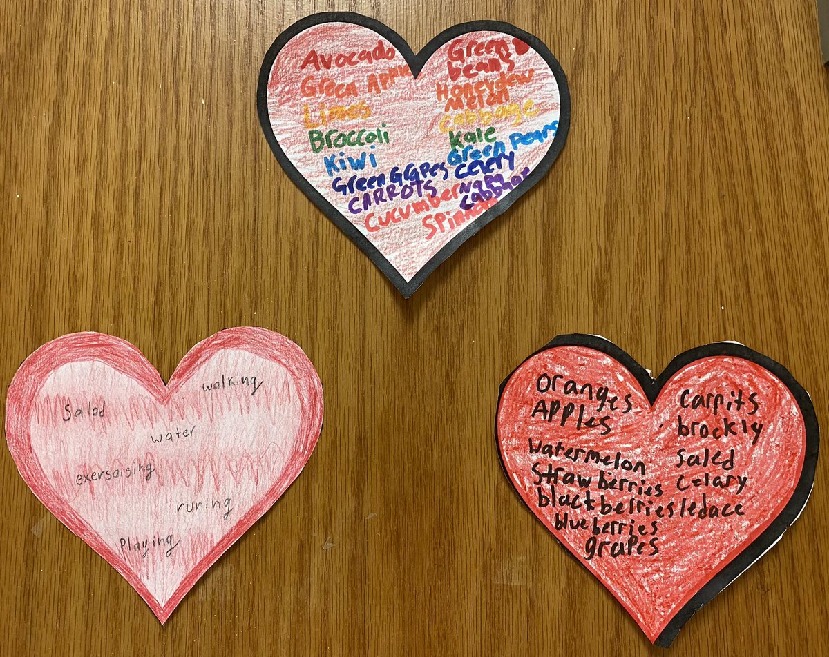 Recognizing “Heart Healthy Week”!! Our students created some very artistic works of art. @AustinISD @AISDHealth #hearthealthyweek