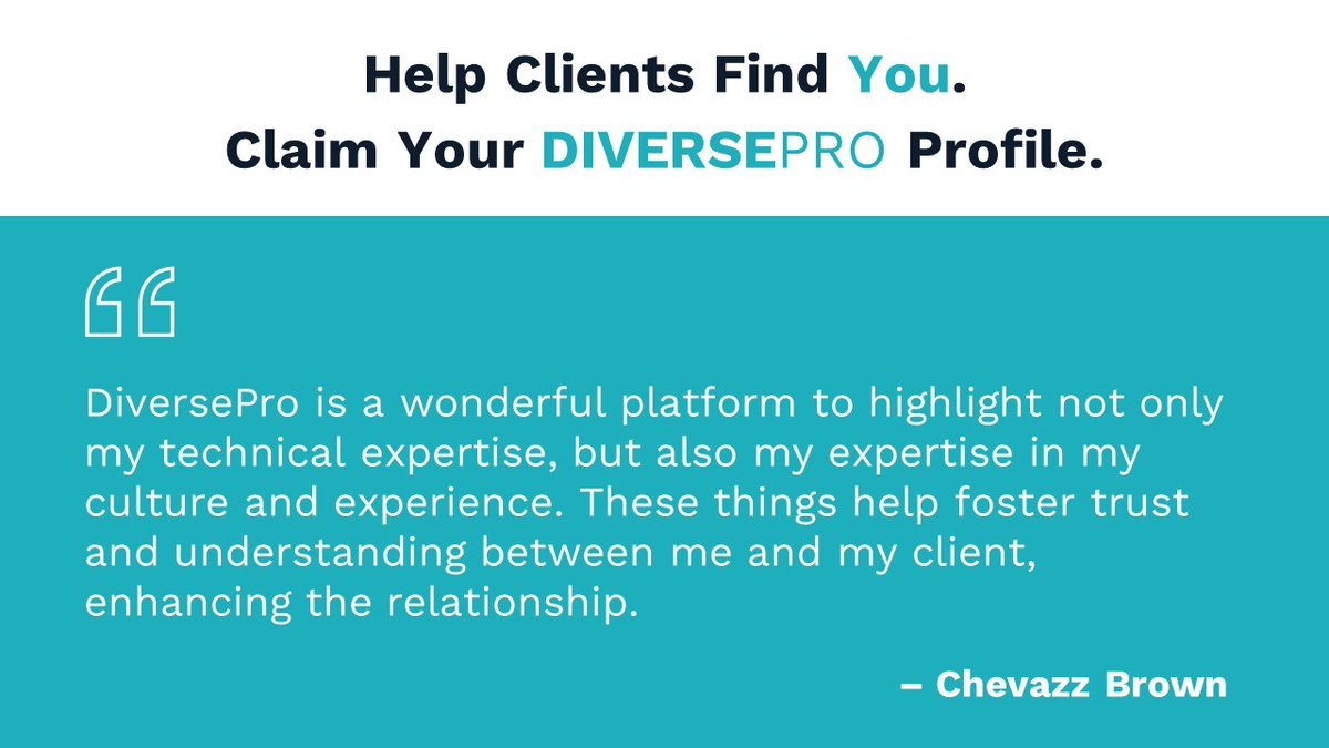 DiversePro_App's tweet photo. 🚨 CALLING ALL women lawyers, lawyers of color, LGBTQ+ lawyers, lawyers with a disability, and lawyers with military experience: GO CLAIM OR CREATE your DiversePro profile for free today! 

🔗 https://t.co/80YtQPssZx

#lawyers #diversity #DiversePro https://t.co/6w4i3A3mX5