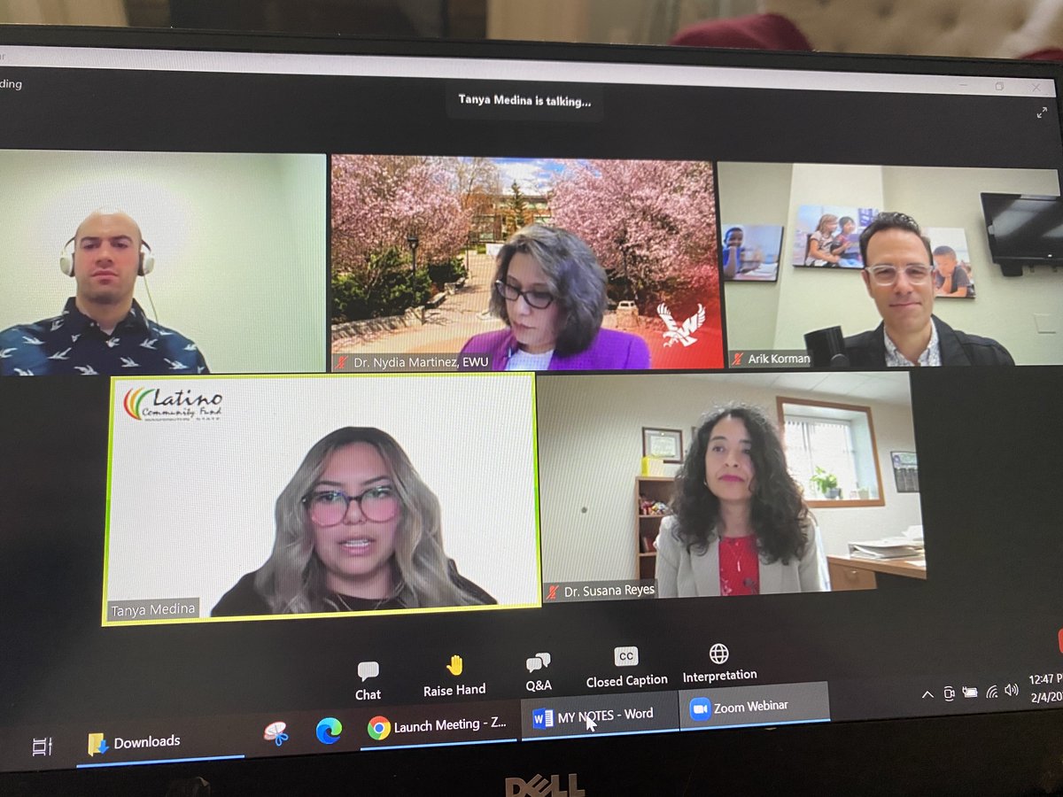 Alianza Co-Manager, Tanya Medina talking about what is working for youth during covid on the <a href="/edvoters/">League of Education Voters (LEV) - now on Bluesky</a> Panel today!