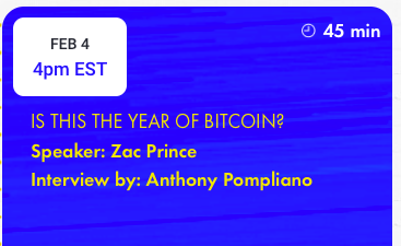 RealVision's tweet photo. Starting in 7 mins ๐๐ ๐ ๐ฅ#Bitcoin in the Real ๐
@BlockFiZac & @APompliano
๐ฅIs this the Year of #Bitcoin?๐ฅ#BTCRealworld
Join us ๐ https://t.co/0XgZrEsavD https://t.co/sGr5uLWPV4