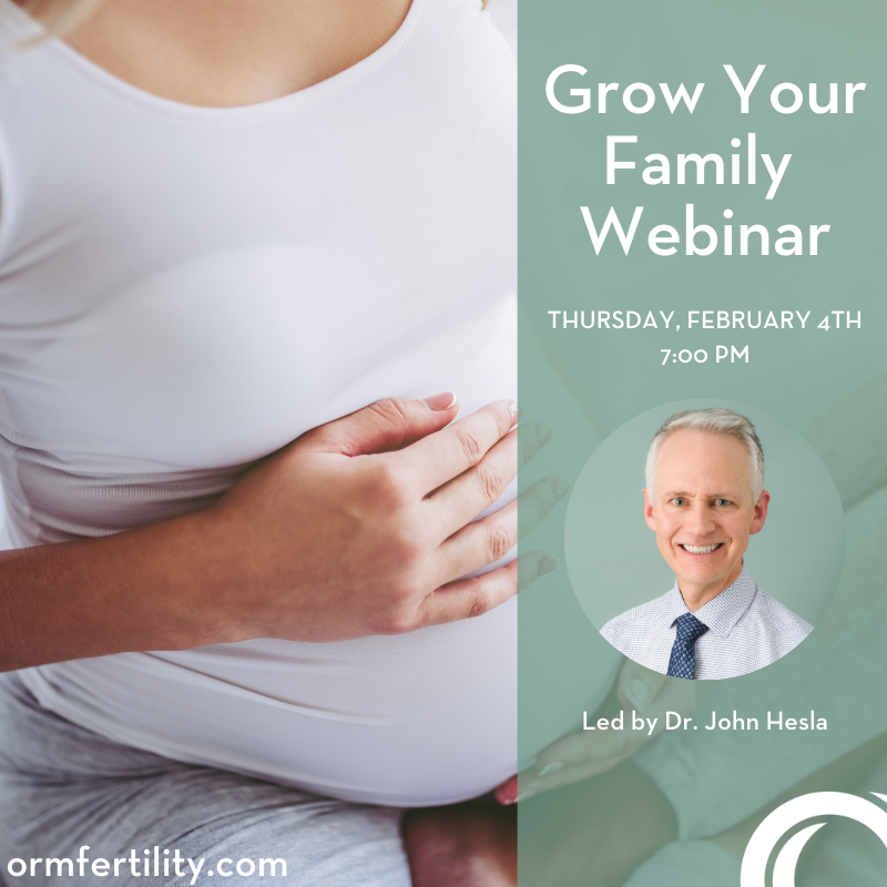 ORMFertility's tweet photo. Dr. Hesla is hosting tonight's Grow Your Family webinar. It's free to attend and you'll get to learn about IUI, IVF, surrogacy, patient care at ORM, our success rates, and more. Register and join Dr. Hesla at 7pm tonight. https://t.co/0PlvsYVYtA https://t.co/jlOKFF855x