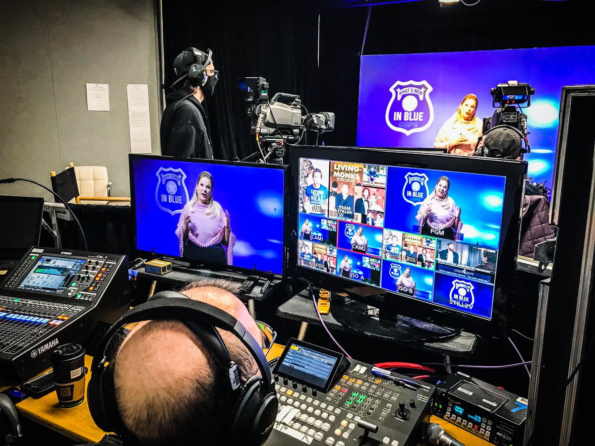 cprmms's tweet photo. DOJ's (COPS Office) took advantage of our ENCORE Virtual Studios recording segments for one of their outreach programs. 

Our Studios provide a safe way to create hybrid events combining the technical advantage of the hardware, set design, green screen, and LED technology. https://t.co/kWBE8A1ou2