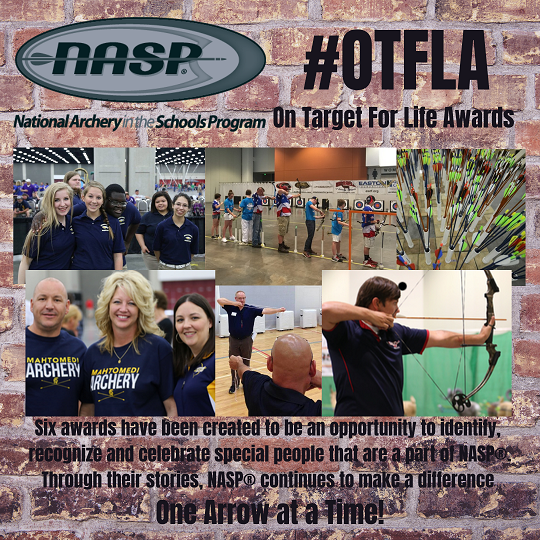 naspschools's tweet image. Six awards have been created to be an opportunity to identify, 
recognize and celebrate special people that are a part of NASP®. Through their stories, NASP® continues to make a difference 
One Arrow at a Time!
#naspschools #OTFLA #raiseemright #screenfreekids #kidsactivities