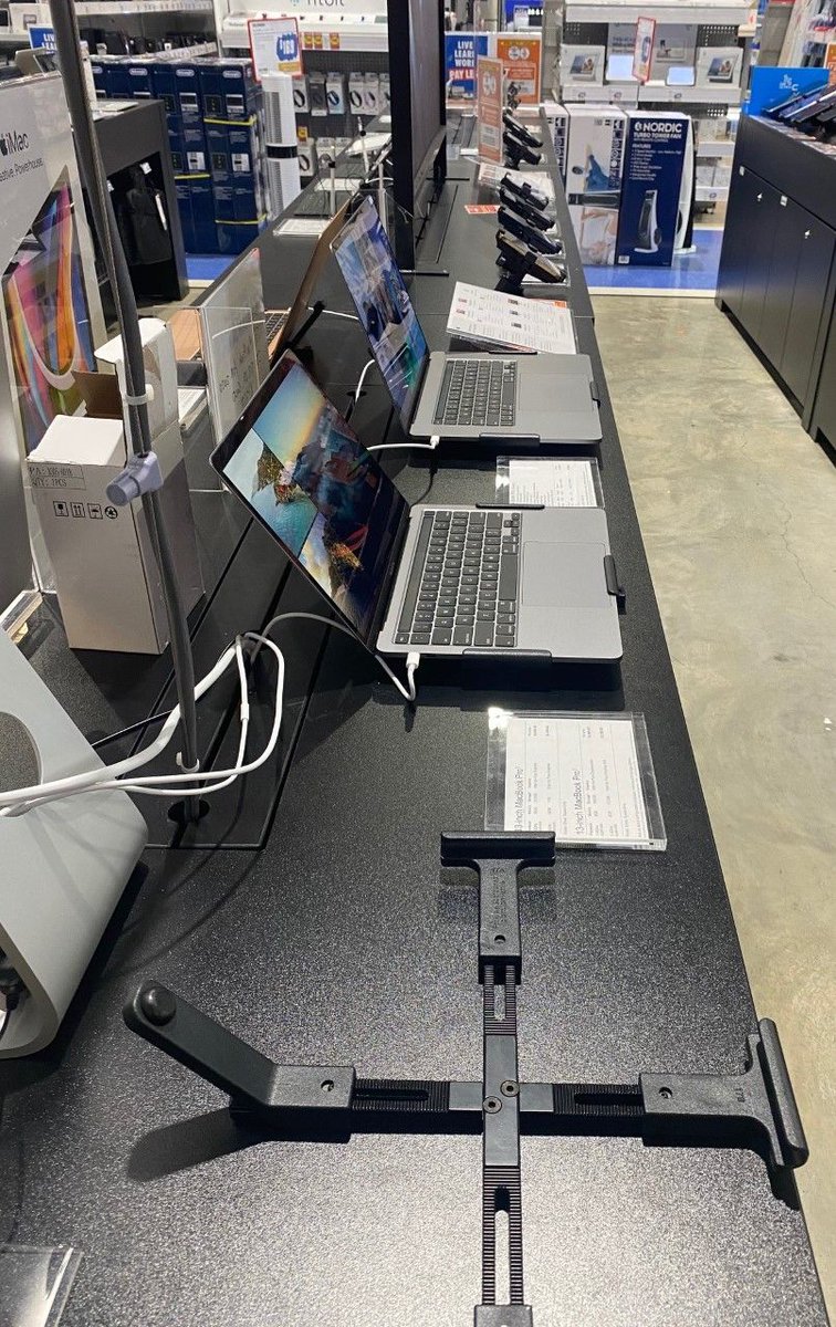 If we were a betting man/woman, our money would be on this customer not having to worry about theft. Securing with Scorpion right down the line, we've got a solution for it all. If we don't, we'll work with you to develop something custom. #retailsecurity #eliminatetheft