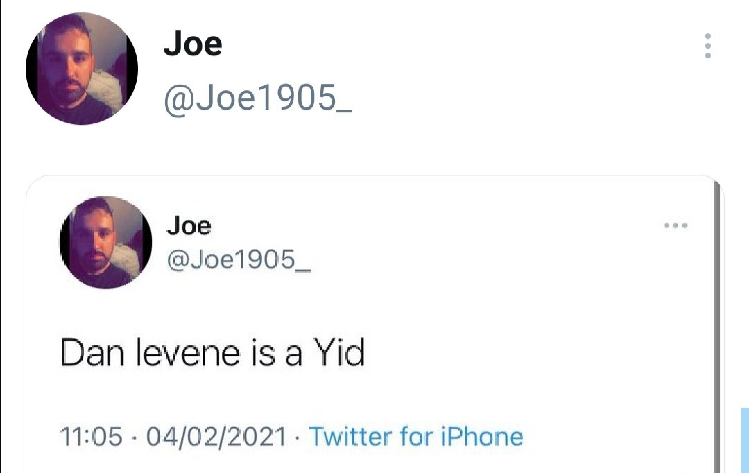 Let's start here.Joe lives in Crawley, he is a driver by profession, and his date of birth is 07/01/91. @chelseafc know who this man is.If the club really think something needs to change, give  @metpoliceuk info leading to this man's conviction, and I'll donate £1000 to charity.