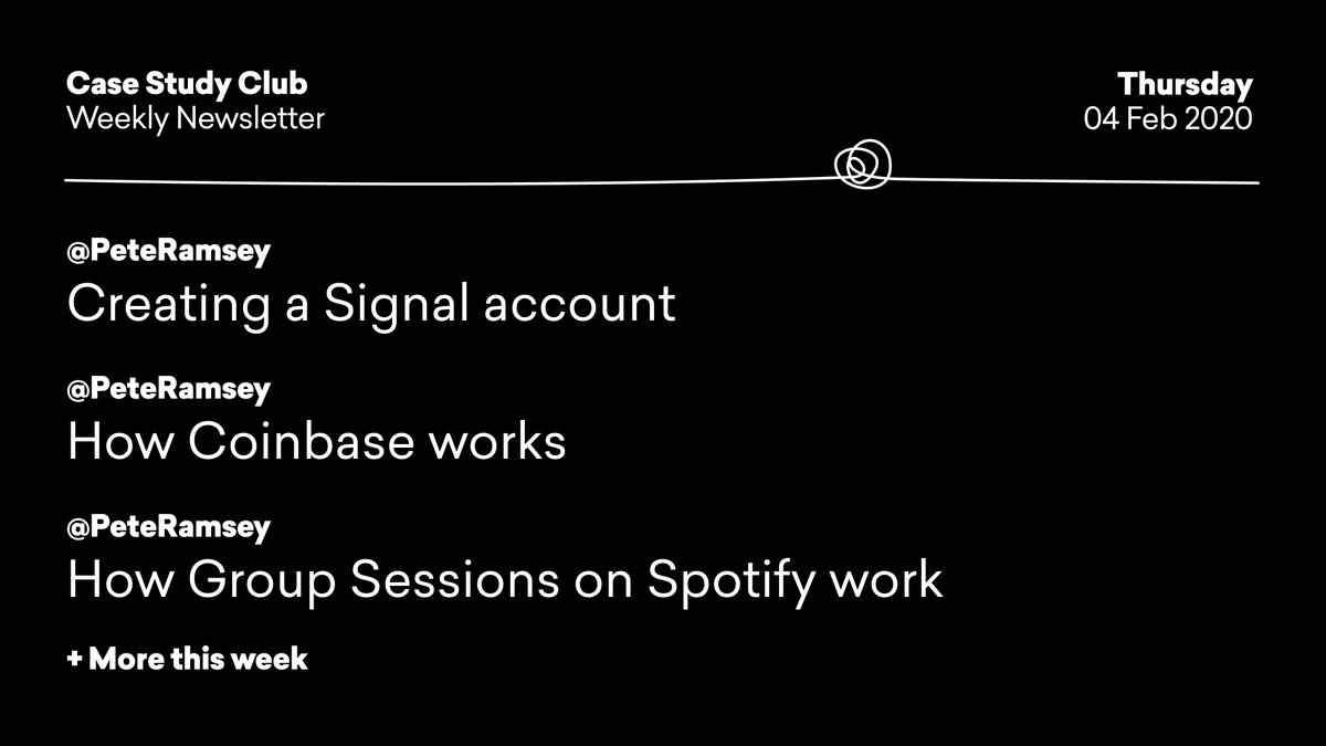 Case Study Club tweet media