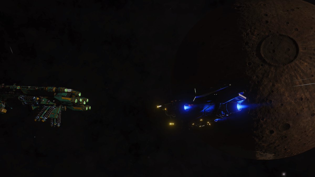 Cmdr_Soantii's tweet photo. Strange seeing fleet carriers here. Very welcome though. #LangWayToBeagle #EliteDangerous #FatherhoodWing #PS4share https://t.co/FJM1wbyVDU