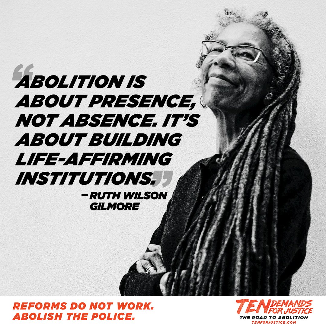 What are we talking about when we talk about “a police-free future?” by  @MPD_150: https://www.mpd150.com/what-are-we-talking-about-when-we-talk-about-a-police-free-future/The  @TENDEMANDS: https://www.tendemands.com/demands&nbsp; #AbolishThePolice  #AbolishPrisons
