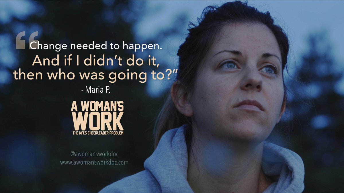 AWomansWorkDoc's tweet image. &quot;Change needed to happen. And if I didn&apos;t do it, then who was going to?&quot; - Maria P, #AWomansWorkDoc

Watch the inspiring film now: geni.us/AWomansWork