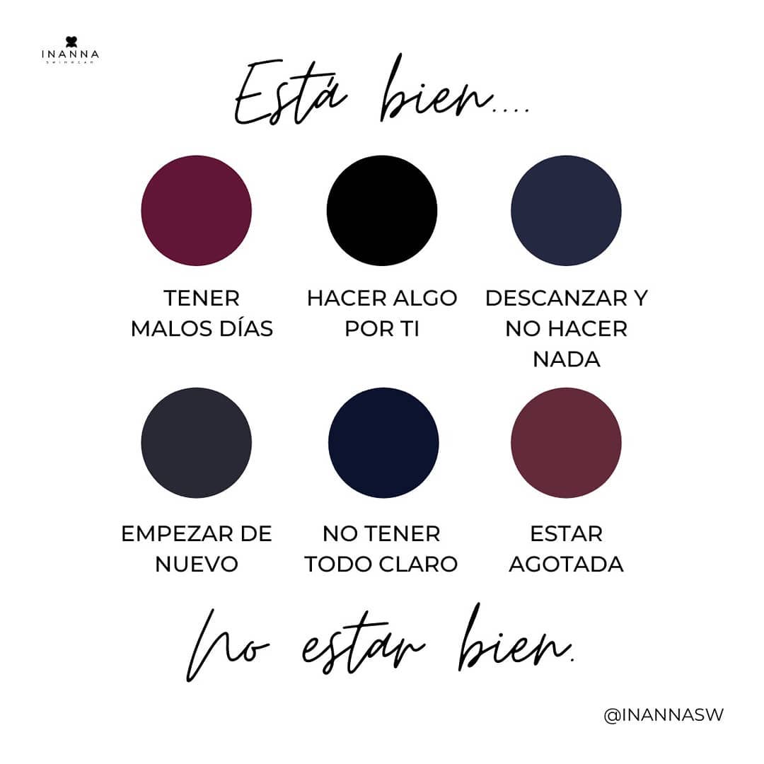 Pasamos a recordarles que está bien NO estar bien 😉