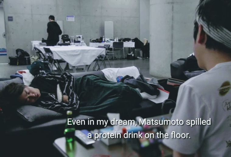 Ep 4: nothing, just SS randomly telling us that he dreams about J ...and his protein drinks 
