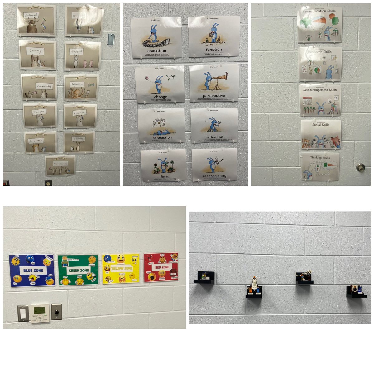 MrsBloomrose's tweet image. Is it considered “nesting” if I am excited to decorate my school office?! IB posters, zones of regulation (thank you @GoldenGate_ANES) and LEGO female scientist mini-figures! #ibpyp #adventureavocado #pypcoordinator