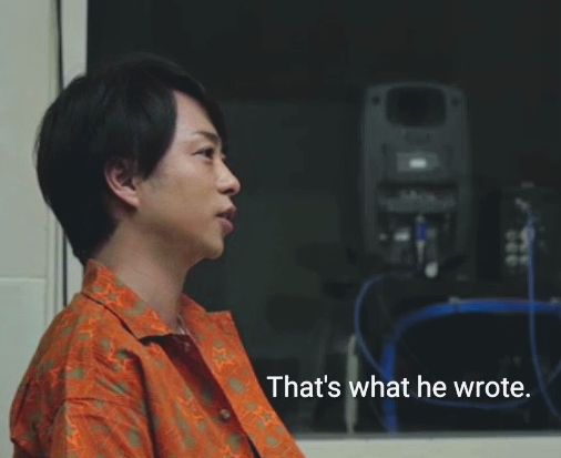 Ep 6¹: the things J tells to SS only,,,  (it was about the 5x20 lyrics that S wrote btw, for a reminder )