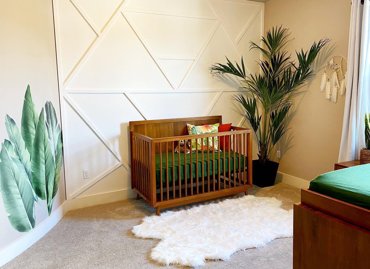 Hello, beautiful! Loving this mid-century modern nursery created by @amerleesears✨ #lovemypbk

Shop here: bit.ly/3oQ2PDk