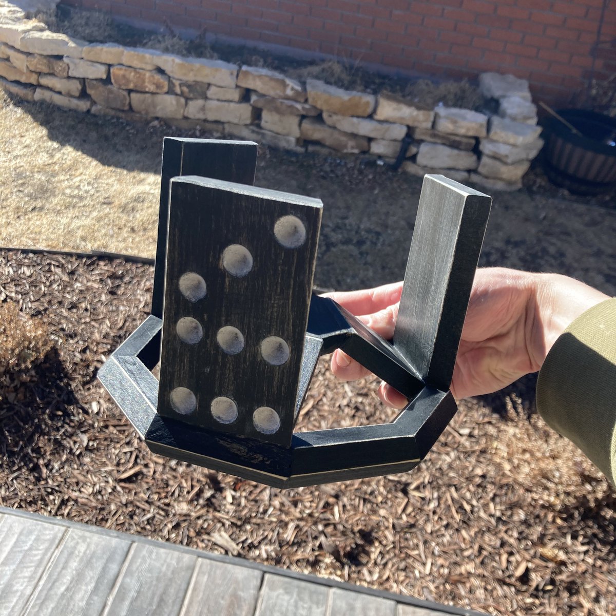 1joeb On Twitter Took Some Time Away From The Computer To Make A Real Life Black Iron Domino Crown Turned Out Very Well Roblox - roblox domino crown in real life