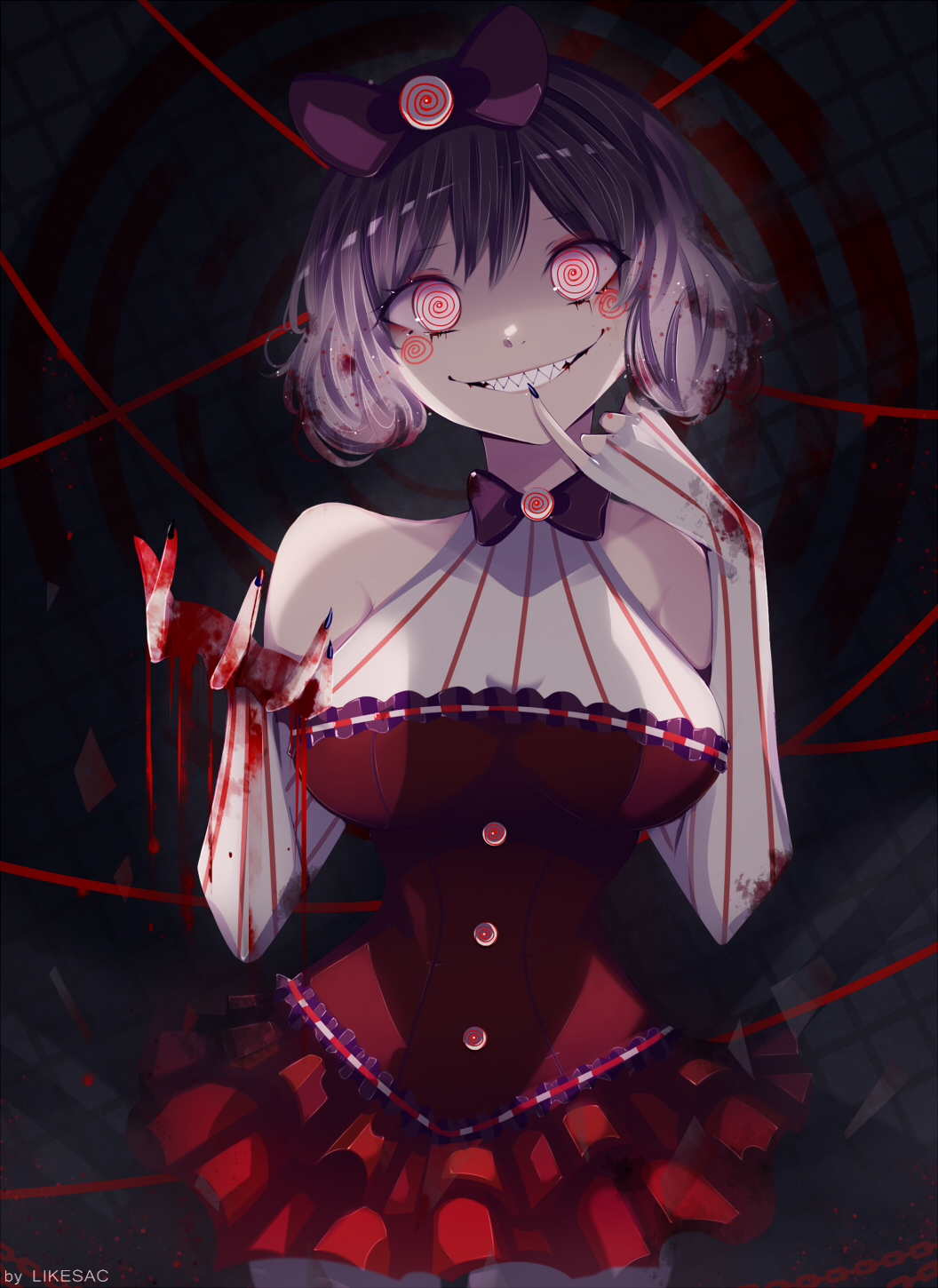 Likesac / Commission Closed na Twitteri: "C o m m i s s i o n u w u Show me  a Smile 😍😍 #anime #art #commission #creepypasta #commissionart #creepy # yandere #terror #horror https://t.co/SoaTRc6otP" / Twitter