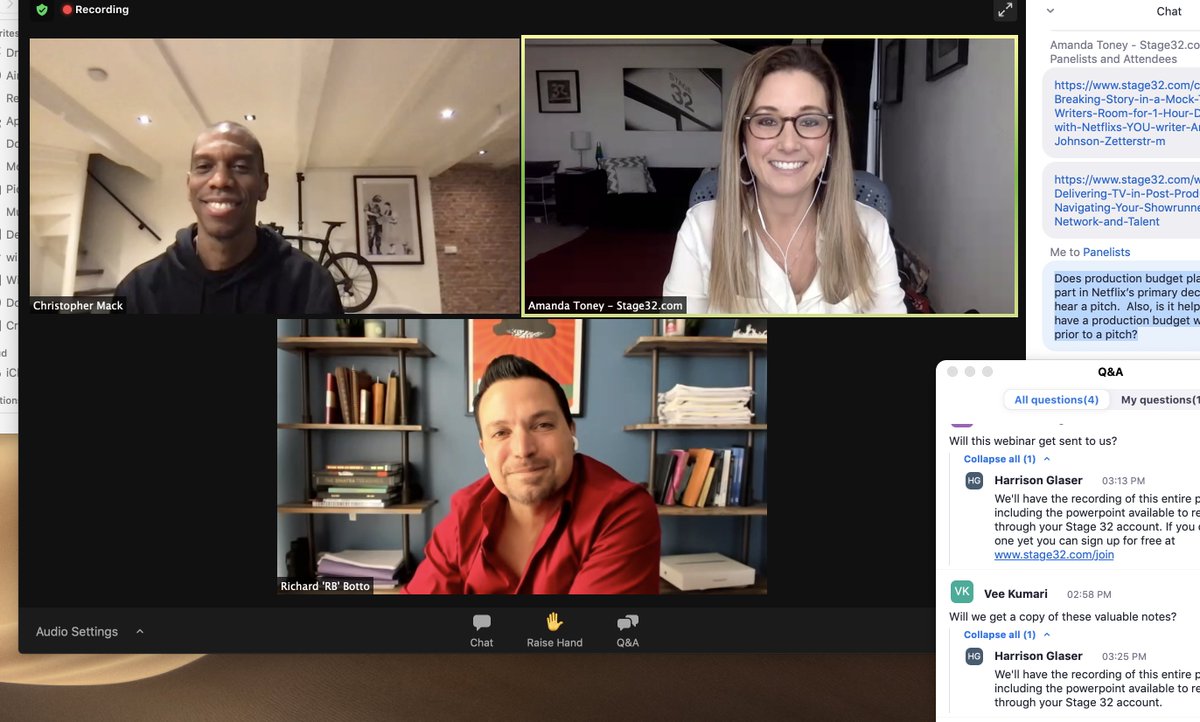 Guerrilla Productions LLC (@guerrillapro) on Twitter photo Feel like like I am going back to school. Great webinar from Christopher Mack on pitching Netflix. <a href="/Stage32/">Stage 32</a> <a href="/Stage32Amanda/">Amanda Toney</a> <a href="/RBwalksintoabar/">Richard RB Botto</a> <a href="/GuerrillaPro/">Guerrilla Productions LLC</a> Feel like like I am going back to school. Great webinar from Christopher Mack on pitching Netflix. <a href="/Stage32/">Stage 32</a> <a href="/Stage32Amanda/">Amanda Toney</a> <a href="/RBwalksintoabar/">Richard RB Botto</a> <a href="/GuerrillaPro/">Guerrilla Productions LLC</a>