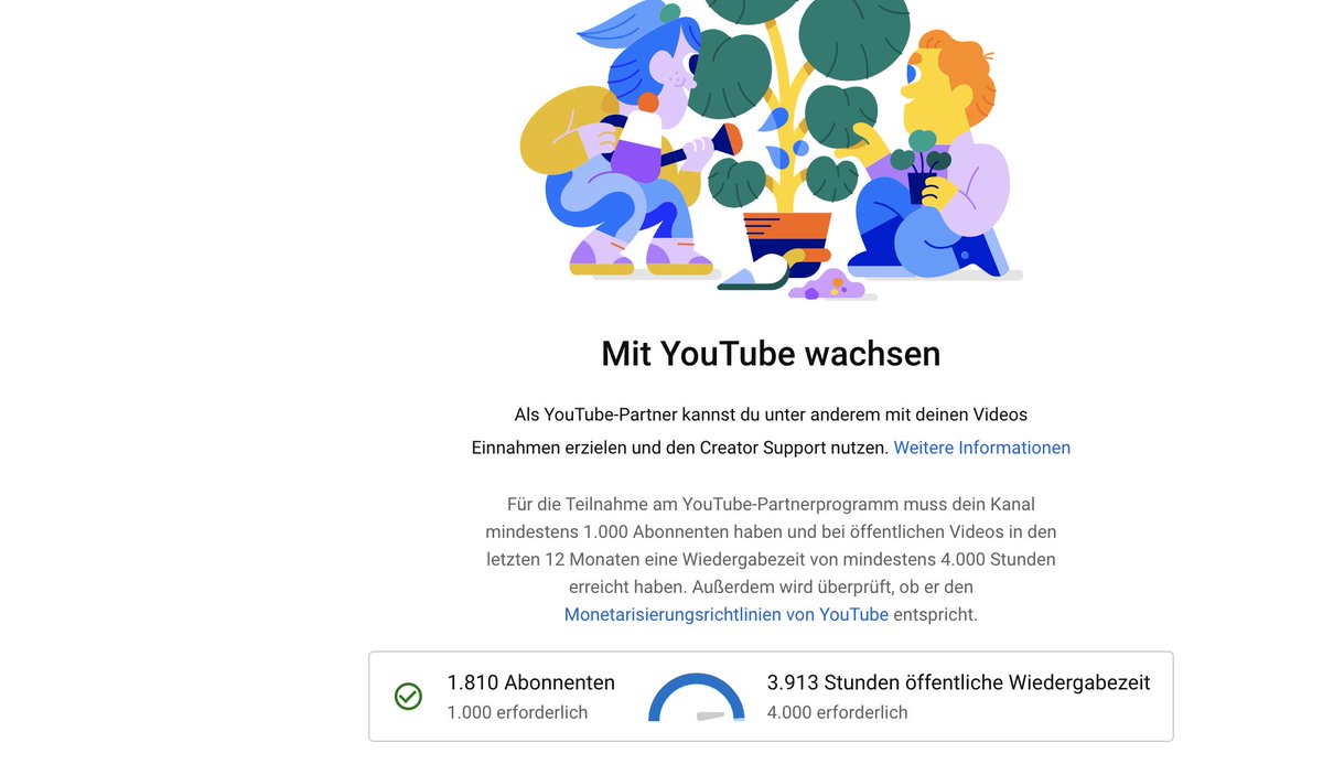 MelvinScheibe's tweet photo. Ich dachte es endlich geschafft zu haben, es fehlten 2 stunden nun siehe da….   Wieso das @YouTubeorsDE ? https://t.co/hjE95VuEtG