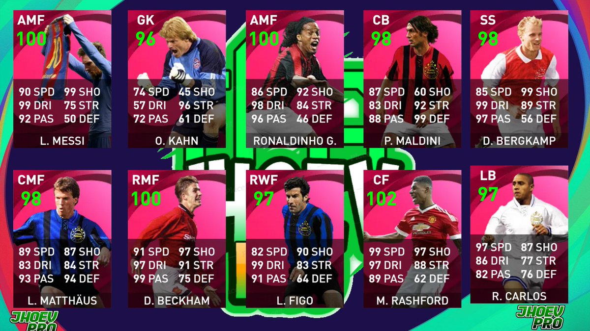 jhoevpro's tweet photo. New Iconic moment Data Pack 4.0.
Max Ratings - Club Boost.
#pes2021mobile #PES2021 #iconicmoment #PesMobile https://t.co/mavNqCEzw9