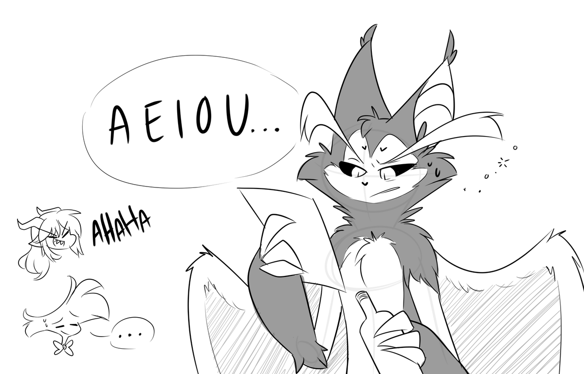 it was an honest mistake lmao

#HazbinHotel #huskerdust #angelhusk #AngelDust #hazbinhotelhusk #impsona #HazbinHotelOC