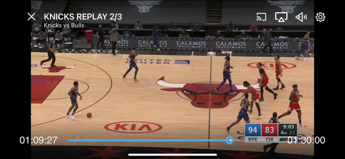 At 9:03 of the 4th, IQ looks over at his coach and sees those bright green shoes of Elfrid Payton gettin ready to check in for him...