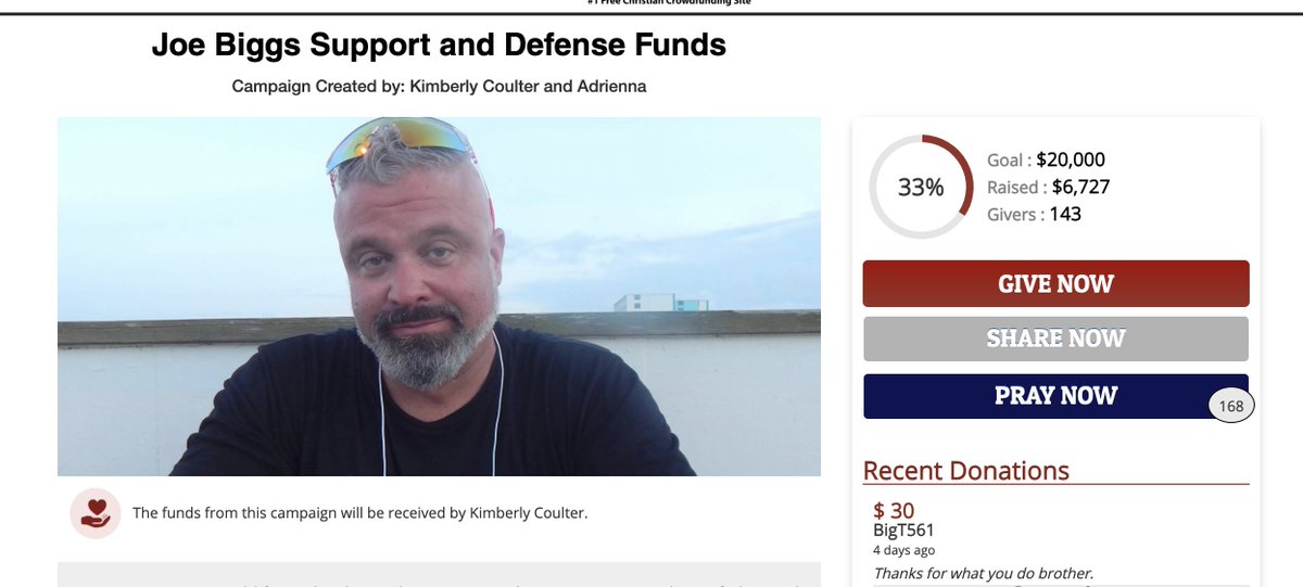 you can also use  @stripe to donate to the  @givesendgo fundraiser for one of the proud boys top leaders & former infowars employee, joe biggs!biggs led the group of proud boys who were among the first to breach the capitol on 1/6