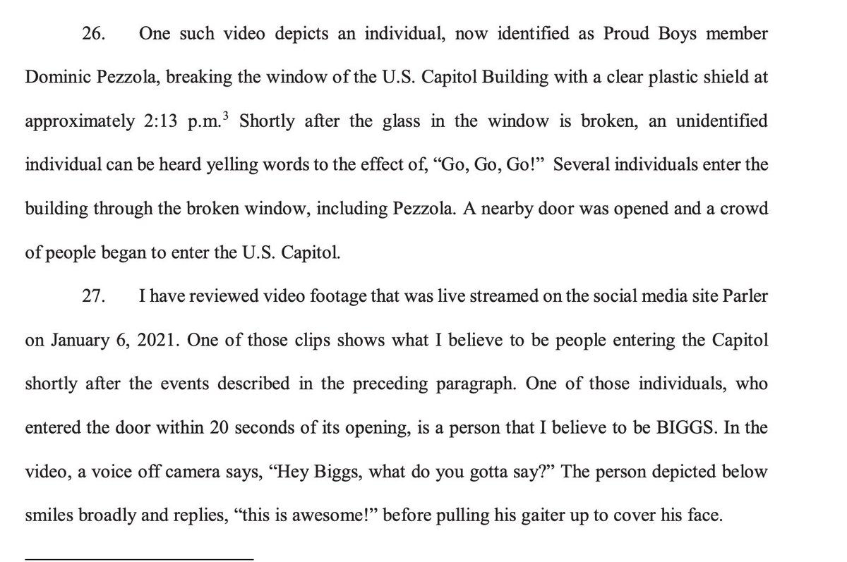 you can also use  @stripe to donate to the  @givesendgo fundraiser for one of the proud boys top leaders & former infowars employee, joe biggs!biggs led the group of proud boys who were among the first to breach the capitol on 1/6