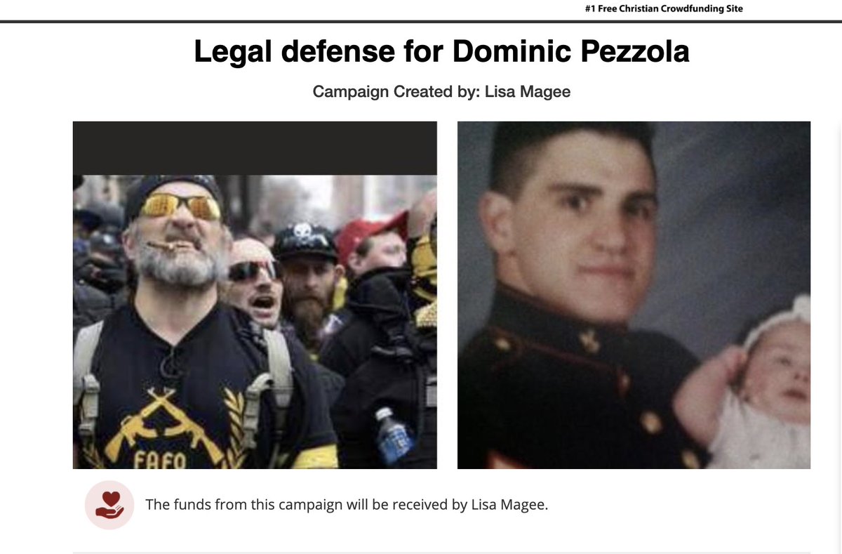 the man who broke the window & let the rest of the proud boys into the capitol was proud boy dominic "spazzo" pezzola. he's fundraising using  @stripe to fight his rather serious looking charges - he's now been indicted for conspiracy.