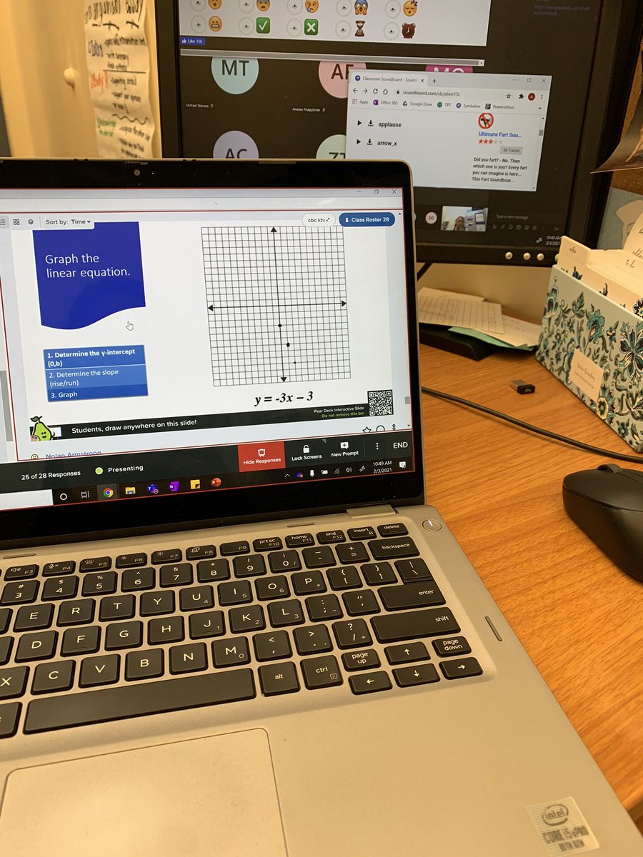 arwilmoth's tweet photo. 👏🏻What I love about Wednesdays.... teaching my @SBMSPIRATES #OnslowAIG 7th graders #compactedcurriculum. Used @PearDeck for one lesson and #ppt for the other. #lovemyjob #lovetoteachmath included some sound effects too for student engagement! https://t.co/k9zeCZR4ep