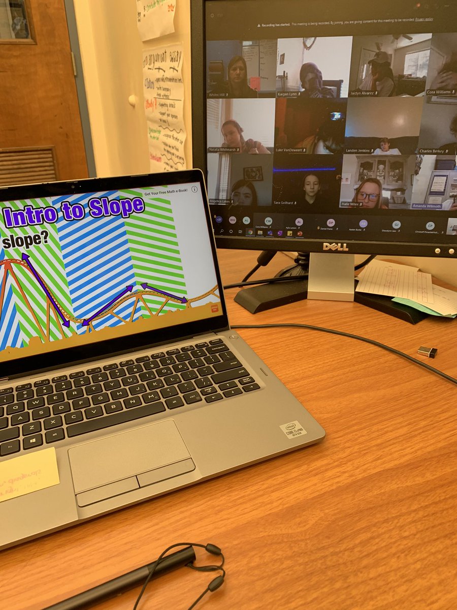 arwilmoth's tweet photo. 👏🏻What I love about Wednesdays.... teaching my @SBMSPIRATES #OnslowAIG 7th graders #compactedcurriculum. Used @PearDeck for one lesson and #ppt for the other. #lovemyjob #lovetoteachmath included some sound effects too for student engagement! https://t.co/k9zeCZR4ep