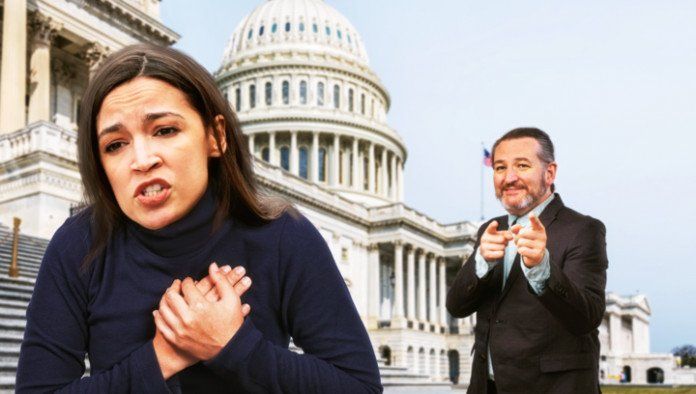 DashboardTaco's tweet photo. 'I've Been Shot!' Screams AOC As Ted Cruz Greets Her With Set Of Friendly Finger Guns https://t.co/VngeakTiho
#OccasionalCortex
#AOCSmollet https://t.co/G6ACqOsFC4