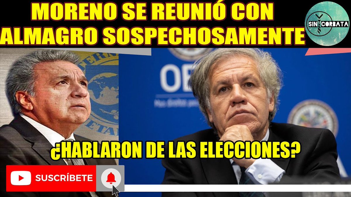 Según mi fuente,  @Lenin se mostró muy temeroso y preocupado por su futuro y el de su familia en caso de una victoria de  @ecuarauzLa respuesta de Almagro fue que se estaban preparando acciones contundentes contra el correísmo pues EEUU no podía perder un aliado estratégico.