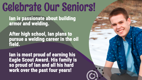 Between now and May, EPHS is celebrating each of our Seniors! Meet Ian! #excEPtionalseniors