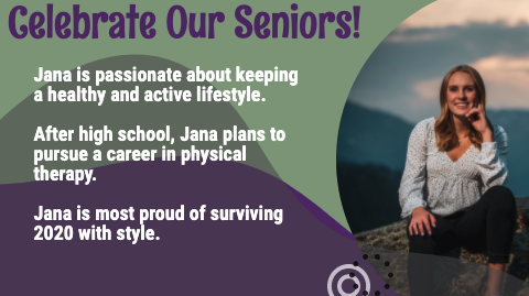 Between now and May, EPHS is celebrating each of our Seniors! Meet Jana! #excEPtionalseniors