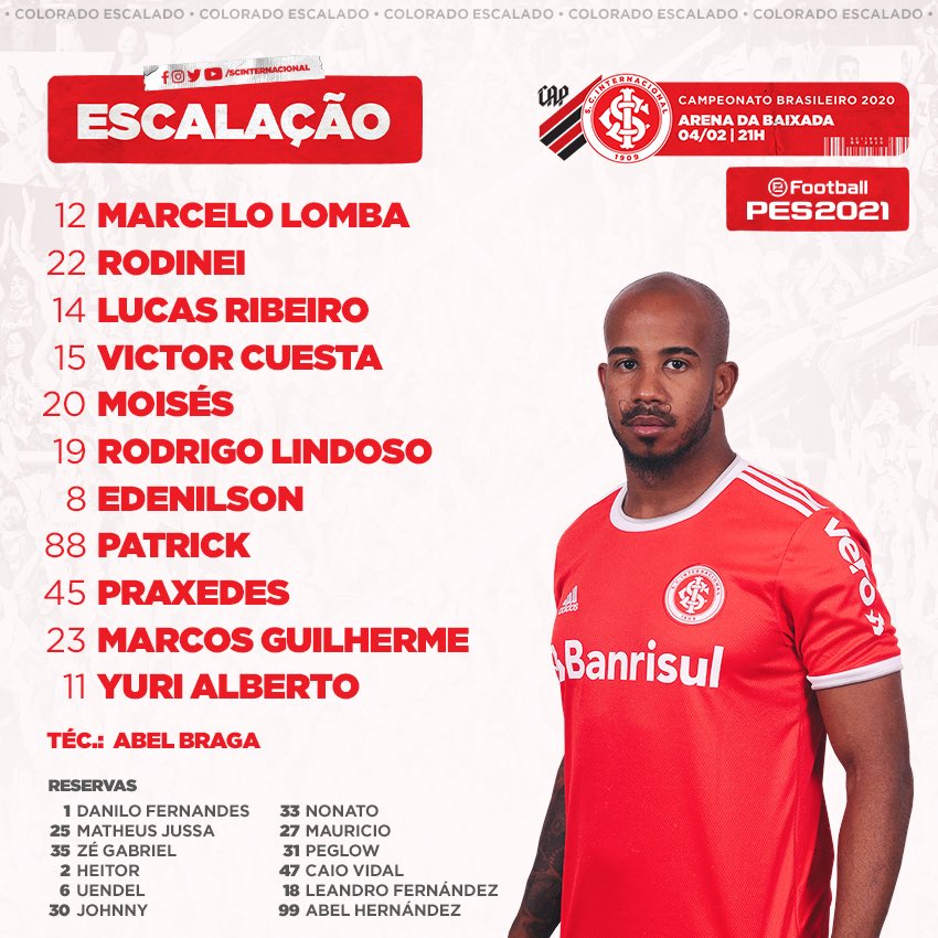 SCInternacional's tweet photo. INTER CONFIRMADO! #VamoInter https://t.co/ChW8IJfaJ4
