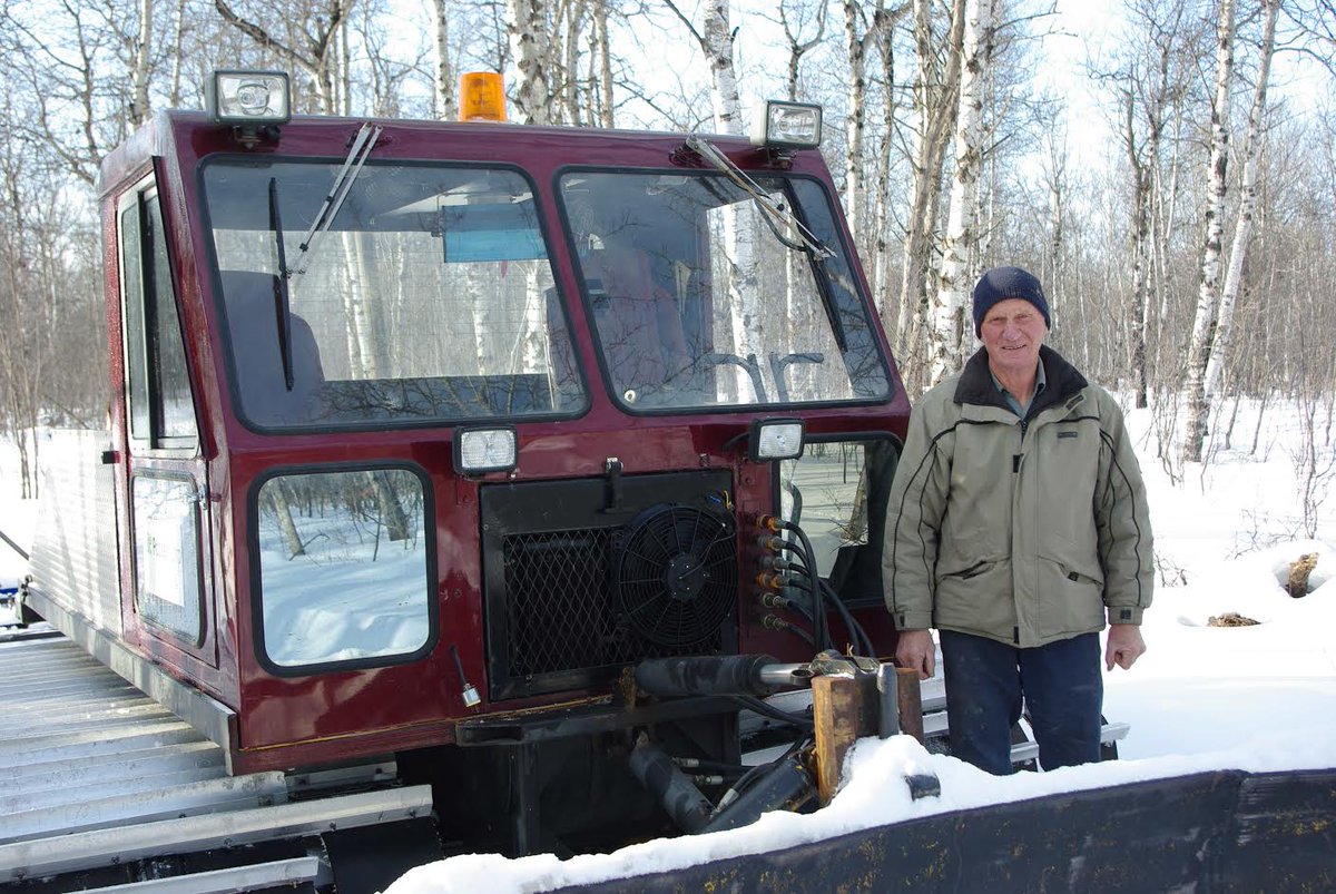 It's #goodnewsfriday on the next <a href="/BlueSkyCBC/">Blue Sky</a>. We'll check in with x-country ski clubs across the province who have seen amazing growth this year and hear about some of the volunteers who keep the trails in great shape. 
Here are Layne MacFarlene &amp; Dennis Hack from Rocanville.