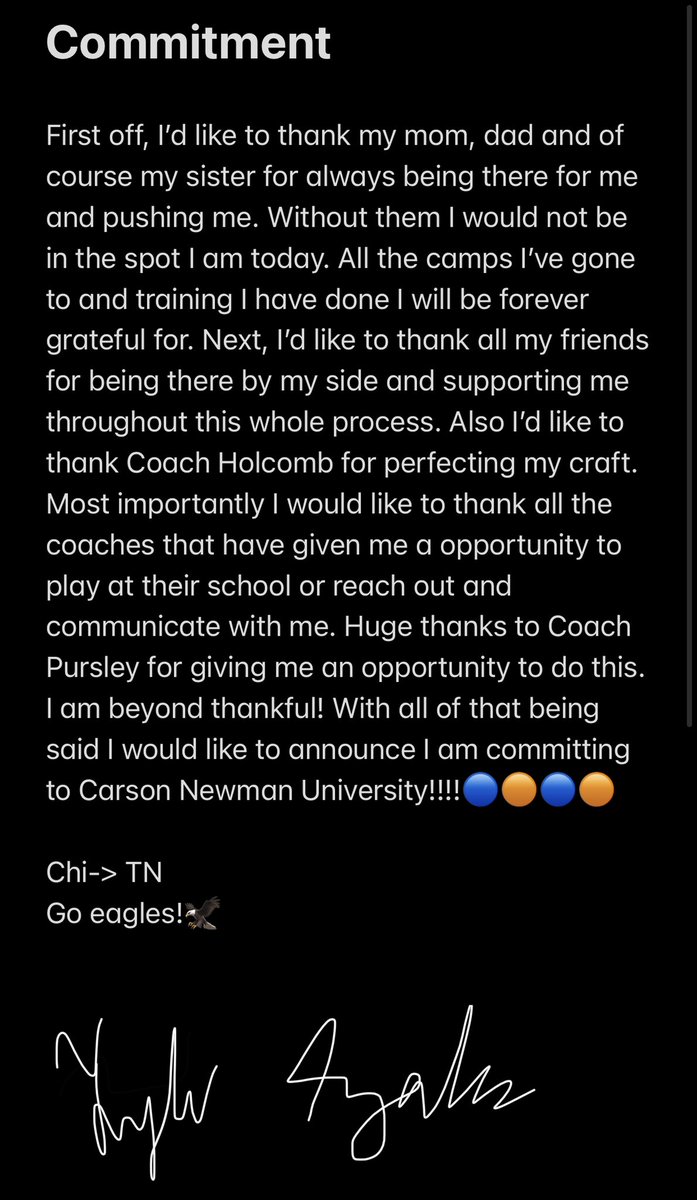tyszabo03's tweet photo. Committed!🦅 #EagleVI21ON #TalonsUp @ThisIsBrock4444 https://t.co/oV6iJcMQa5