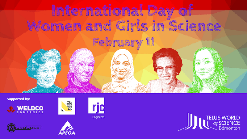 This is the kind of thing we love getting our logo onto as a sponsor. International Day of Women and Girls in Science event coming up February 11th at the Telus World of Science! <a href="/TWoSEdm/">TELUS World of Science - Edmonton</a>