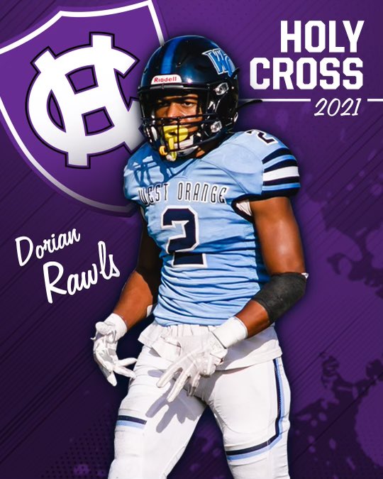 Congratulations to <a href="/DorianRawls2/">Dorian</a> on signing to play the next 4 years @hcrossfb #WeTheWO #WestOrangeFootball #HolyCross #2021SigningDay #Crusaders